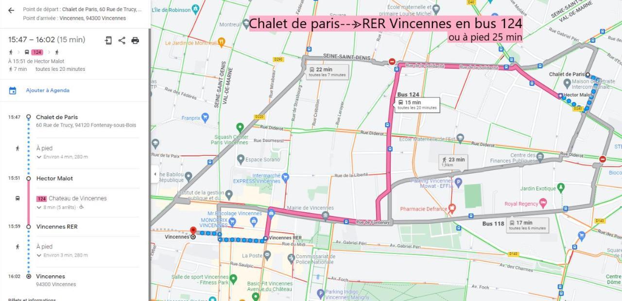 Chalet De Paris Fontenay-sous-Bois Εξωτερικό φωτογραφία